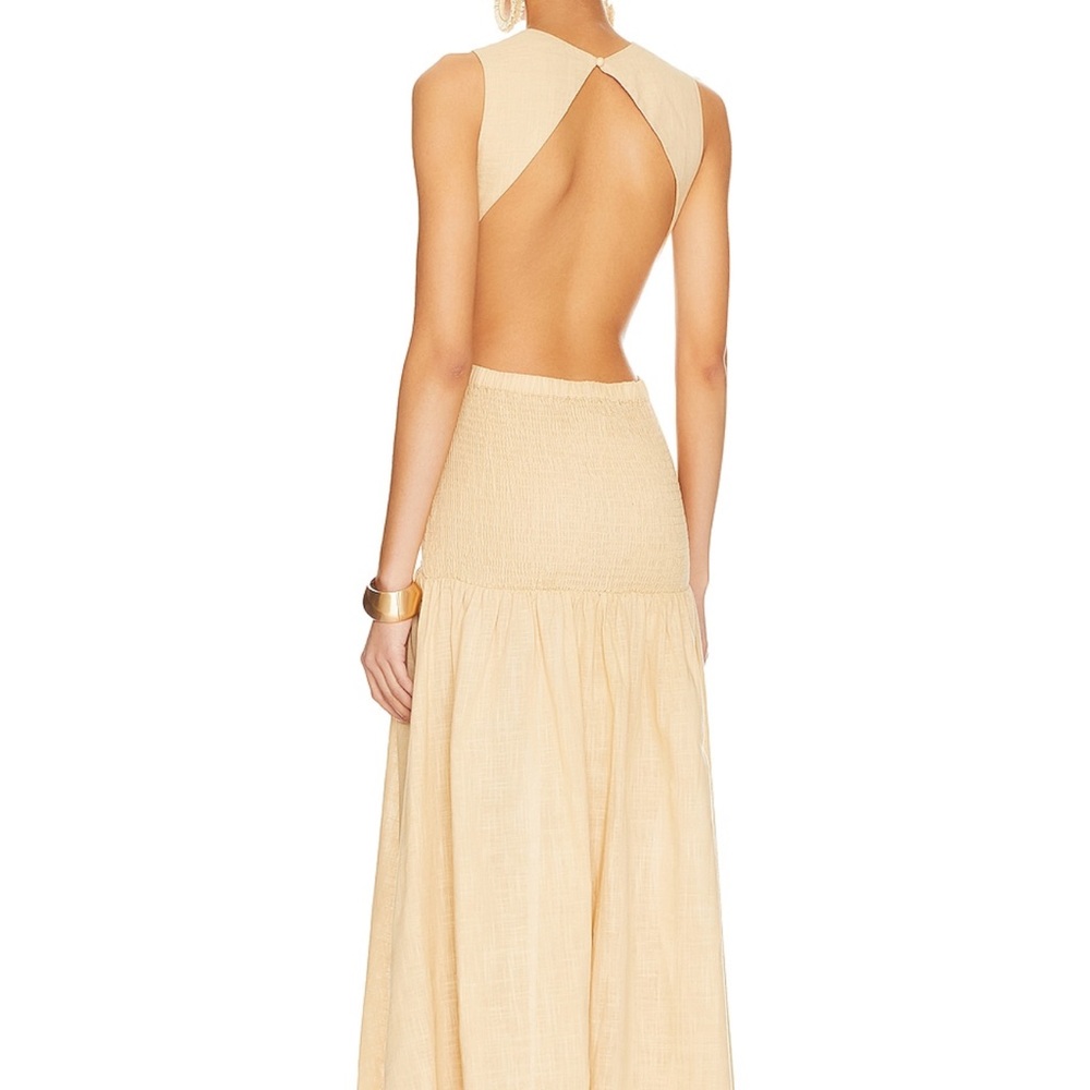 × REVOLVE ‼️ SALE Lottie Dress in Oat - Picture 4 of 4